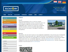 Tablet Screenshot of elcas.nl